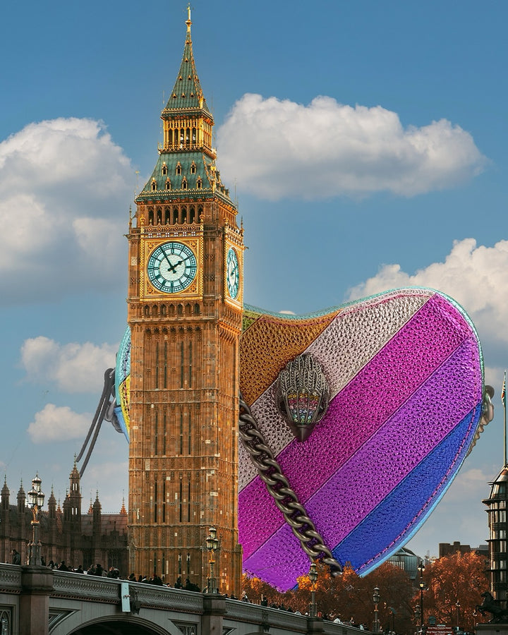 Kurt Geiger London kensington heart bag